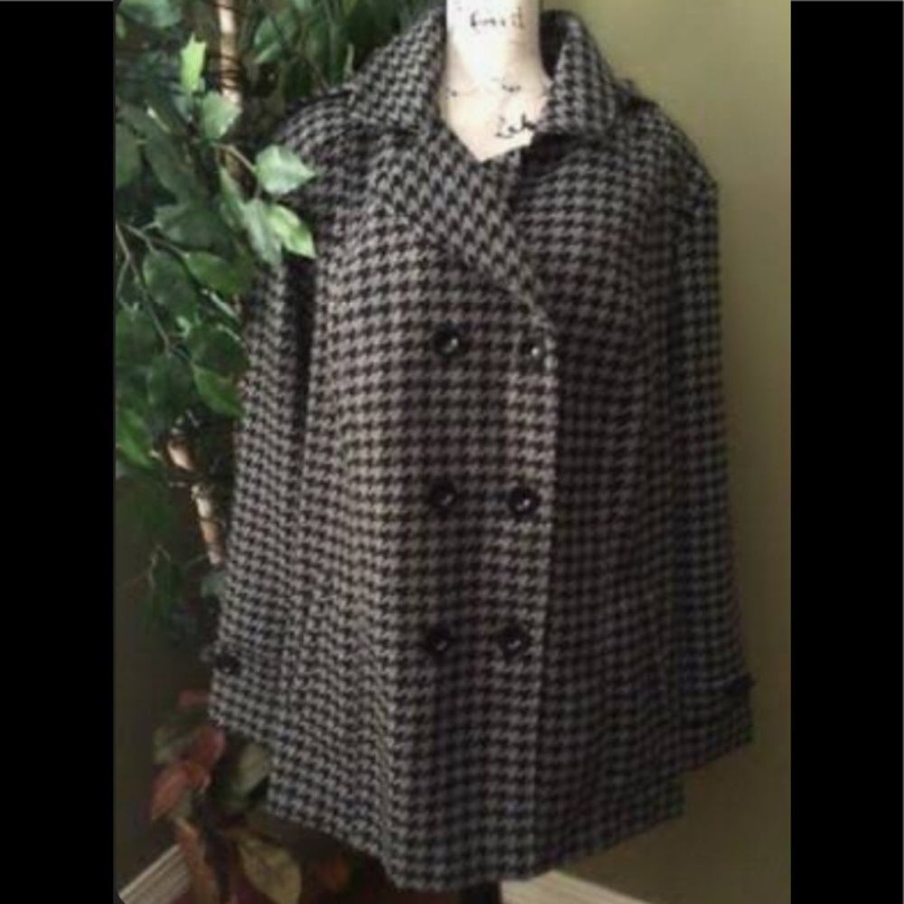 Vintage Grey/Black Checkered Jacket